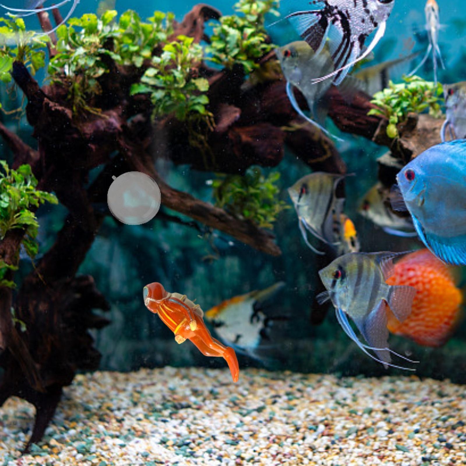 Aquarium Decor - Figura en miniatura de buzo de