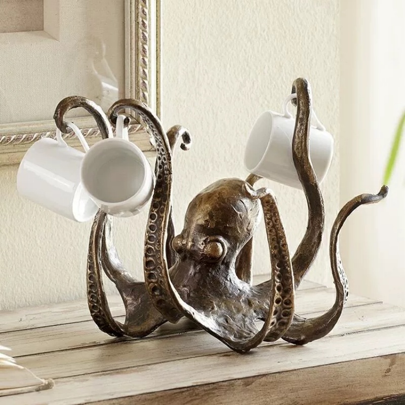 Portavasos con Forma de Pulpo, - Aquarium Decor reseña y precio