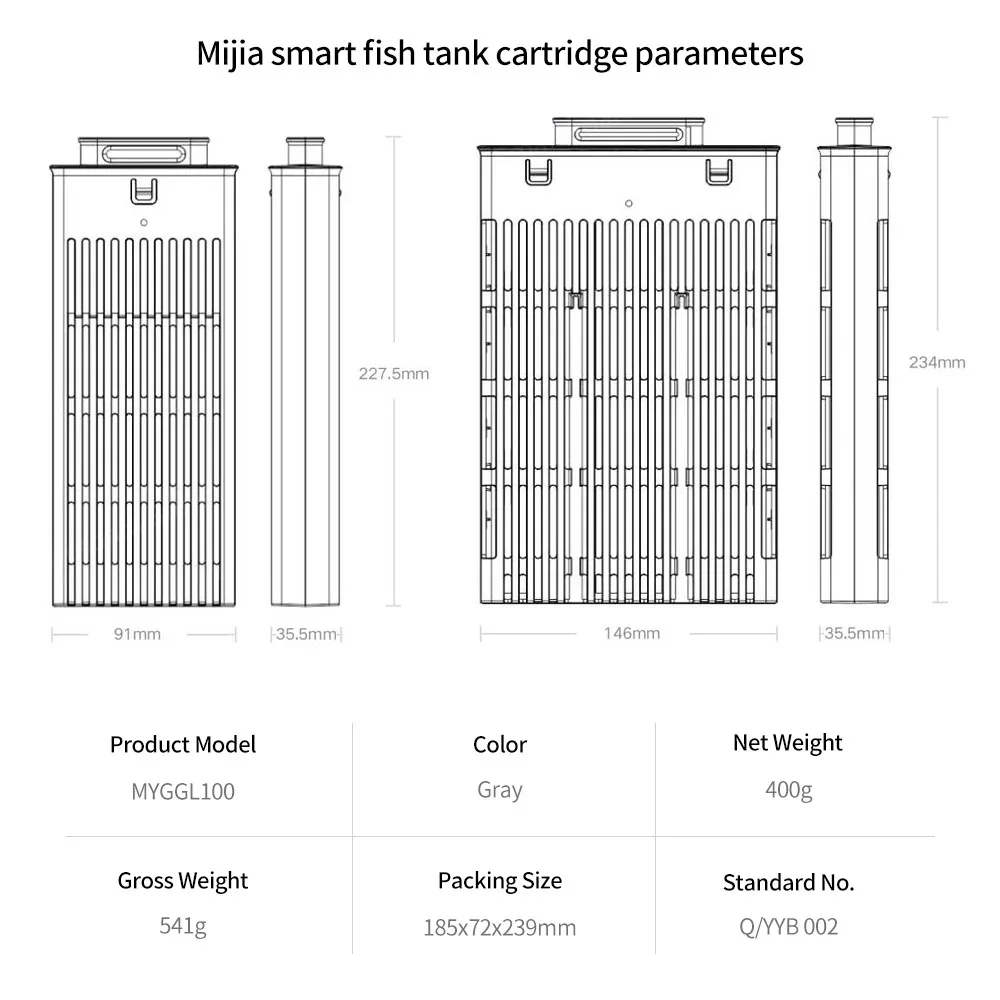 Juego de Cartuchos de Filtro p - Xiaomi Aquarium Fish Tank reseña y precio