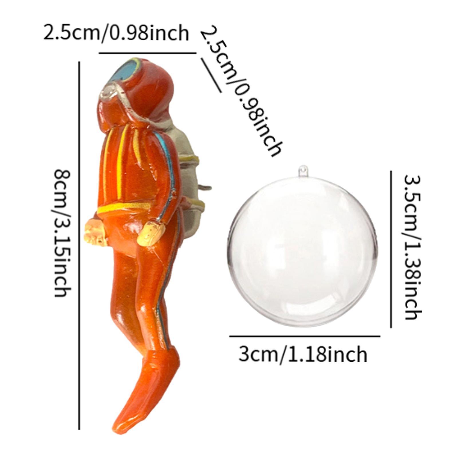 Figura en miniatura de buzo de - Aquarium Decor reseña y precio