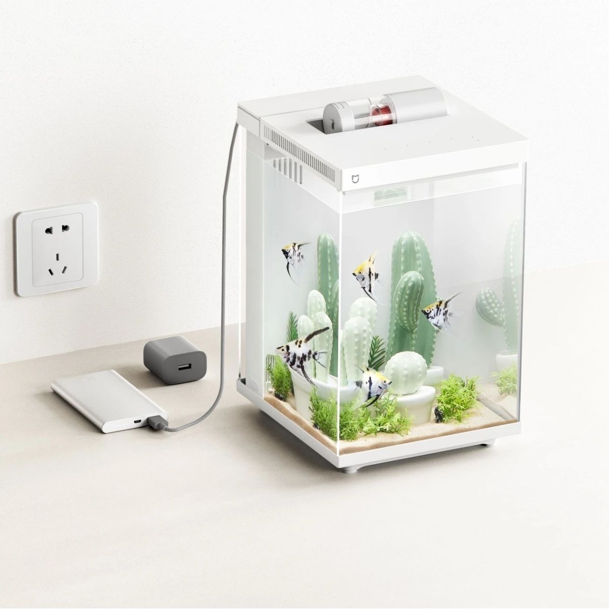 Acuario Inteligente de Escrito - Xiaomi Aquarium Fish Tank reseña y precio