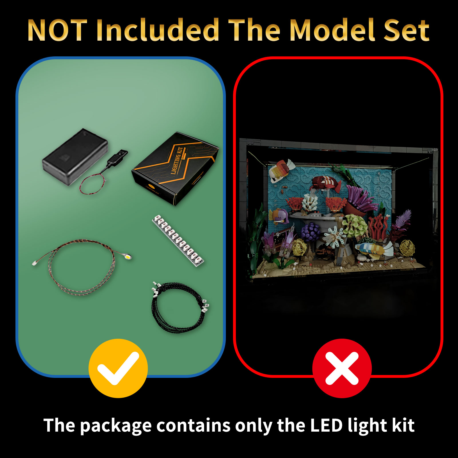 Kit de iluminación LED LYBMTWF - Aquarium Light reseña y precio