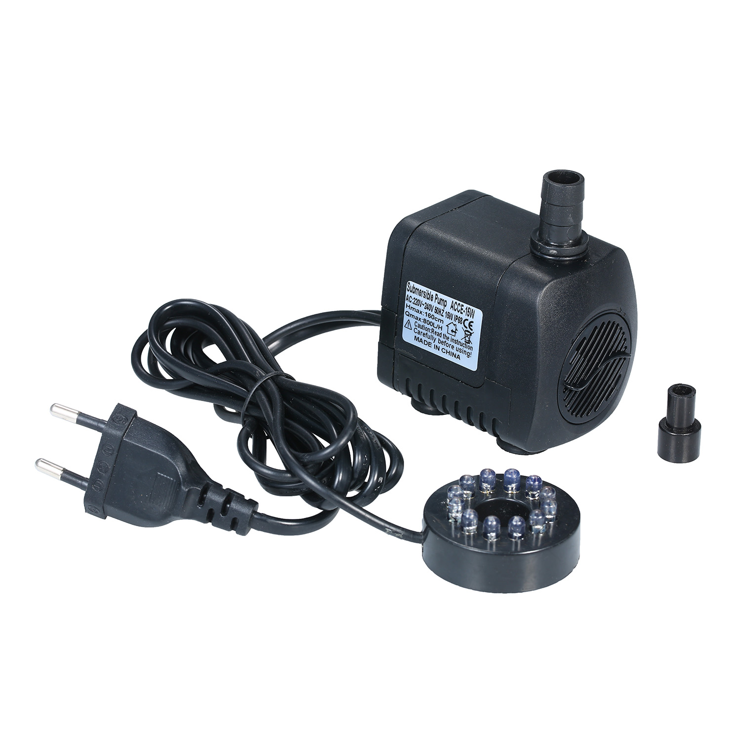 Bomba sumergible con luz LED,  - Aquarium Pump reseña y precio
