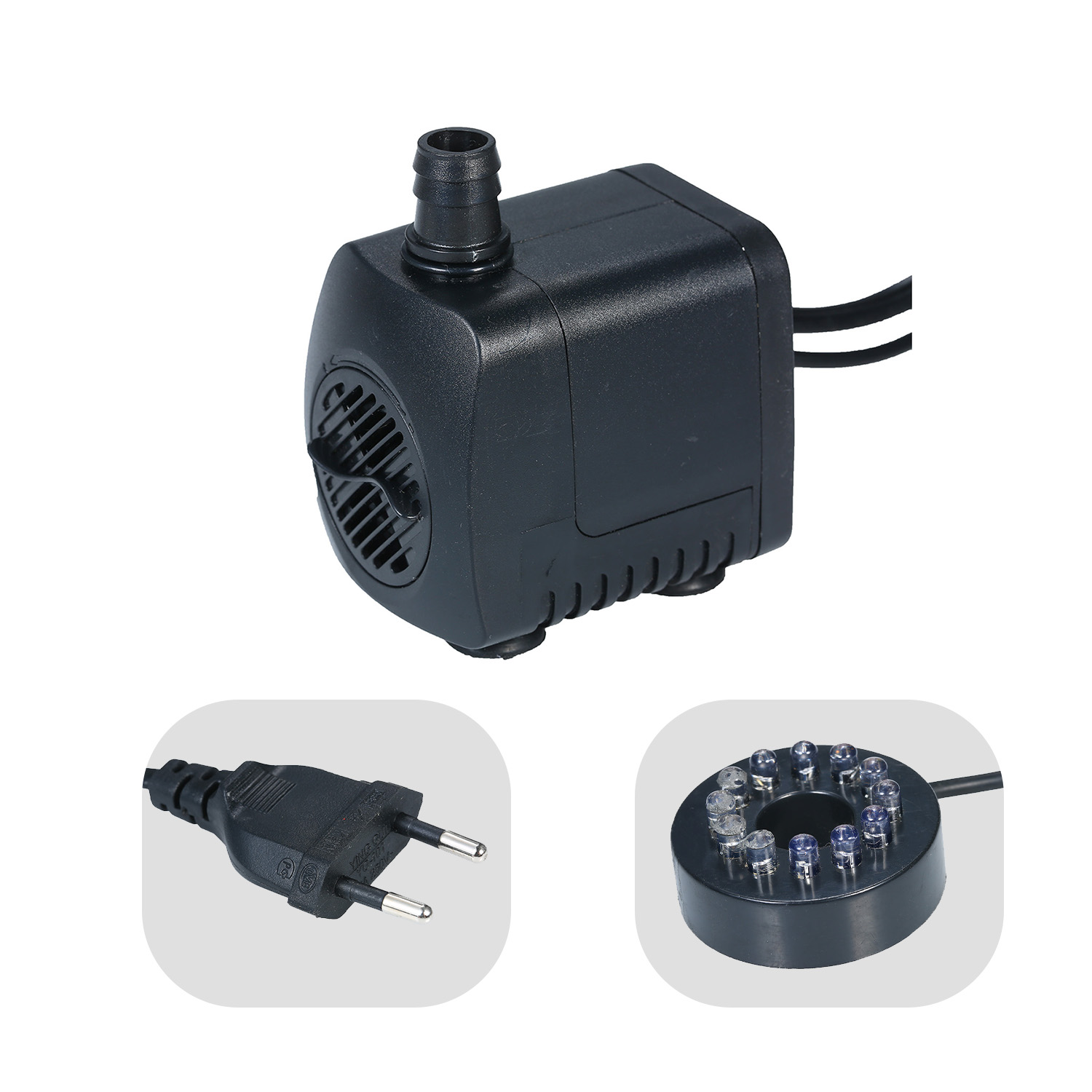 Bomba sumergible con luz LED,  - Aquarium Pump reseña y precio
