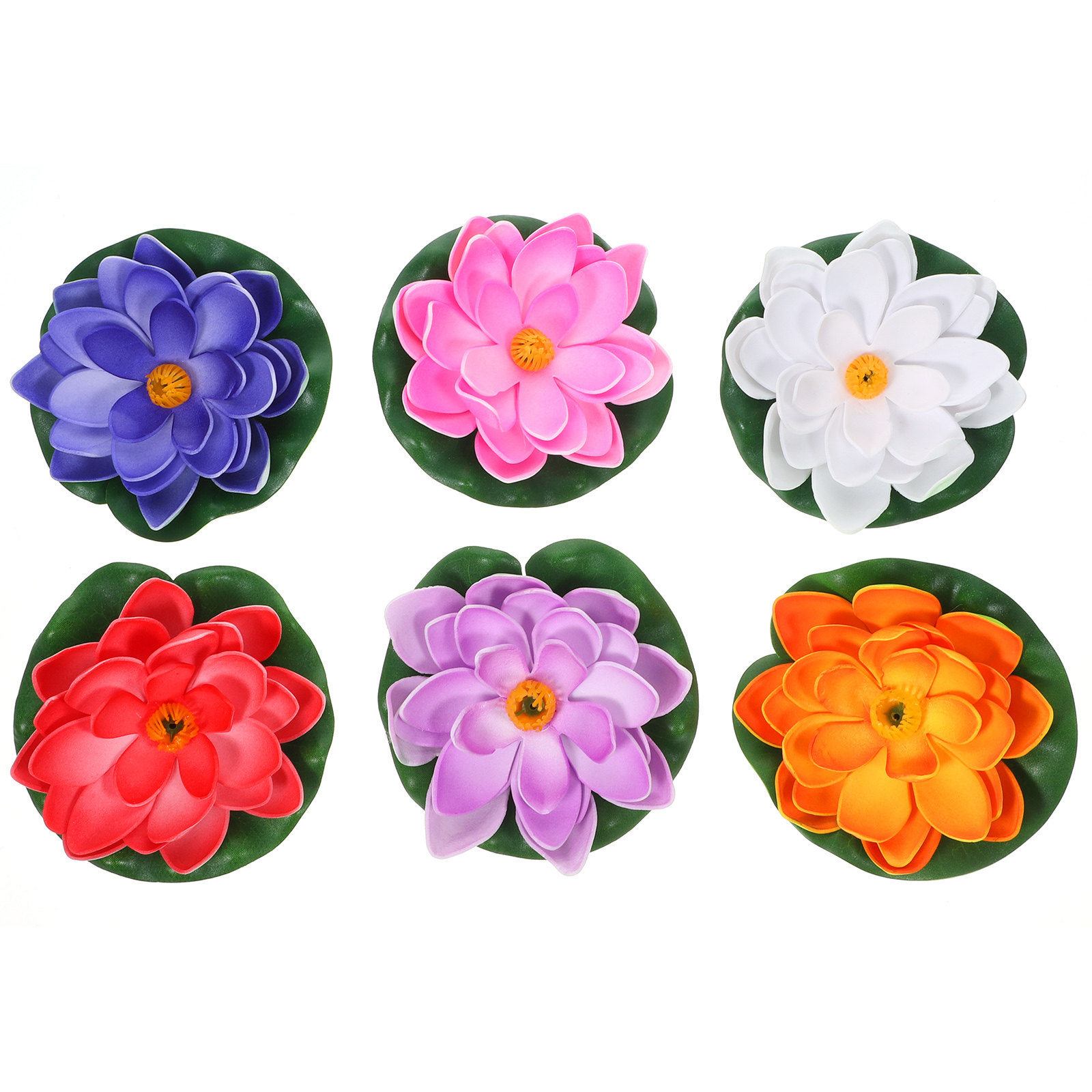 6 piezas de flores de loto art - Aquarium Decor reseña y precio