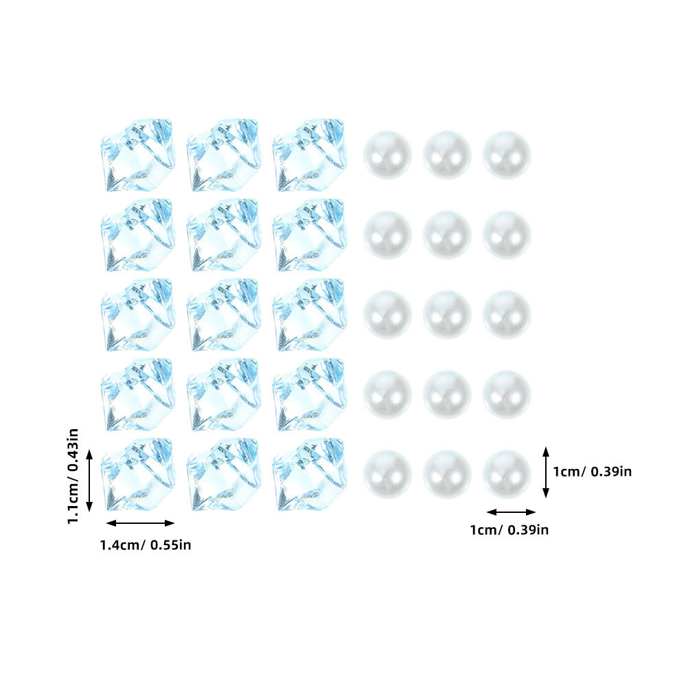 Cuentas de plástico azul tritu - Aquarium Decor reseña y precio