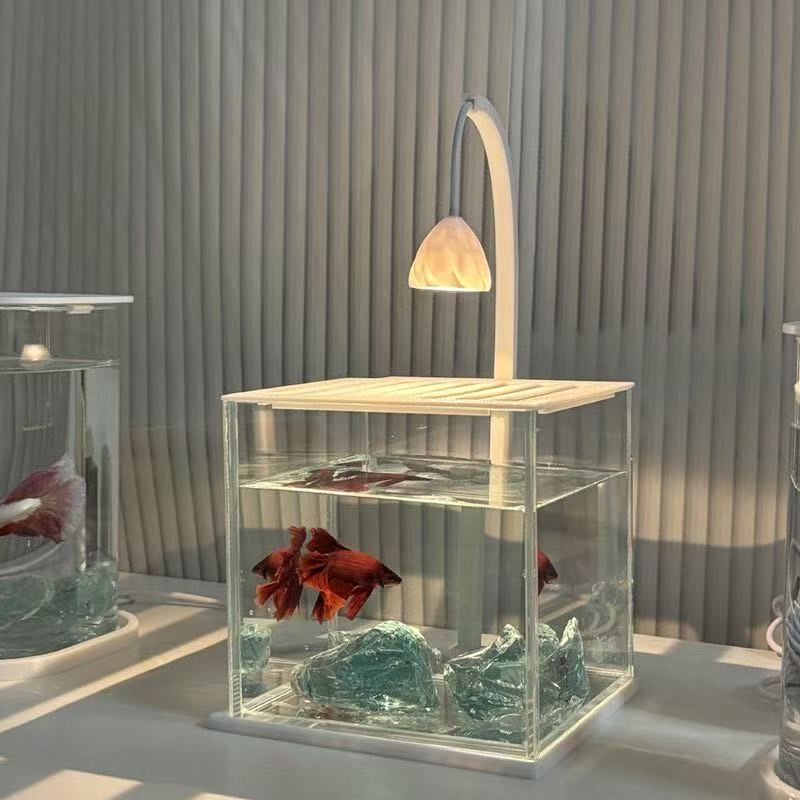 Acuario de Acrílico con Crista - Aquarium Fish Betta reseña y precio