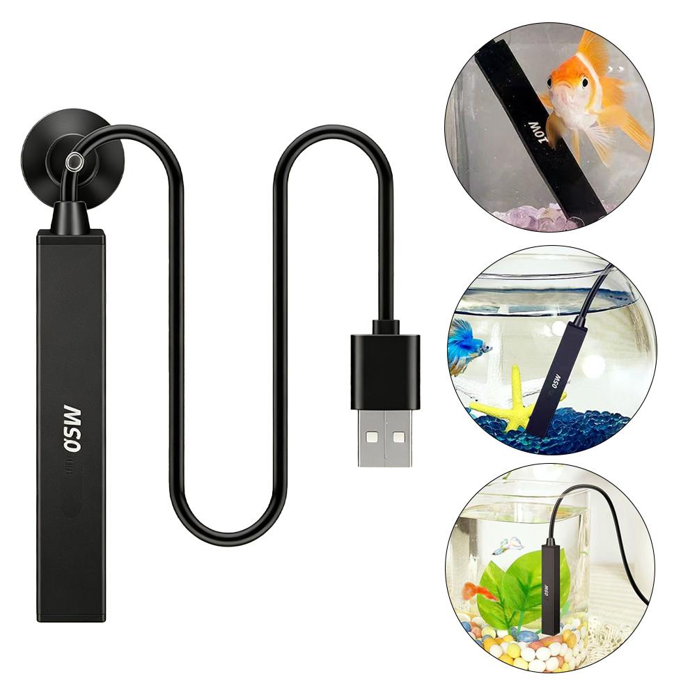 Calentador de acuario mini USB - Fish Tank Heater reseña y precio