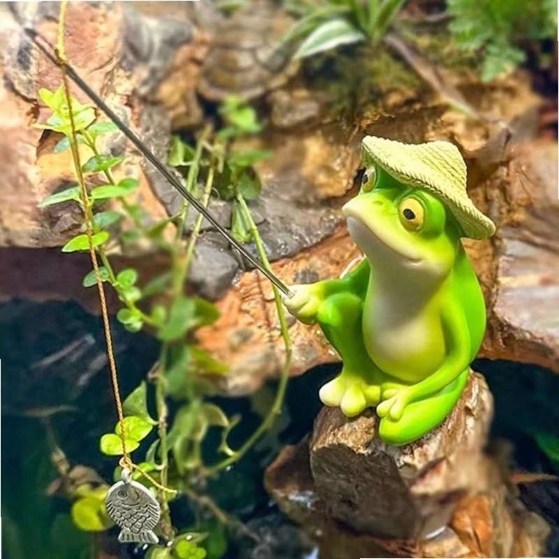 Estatua de jardín con forma de - Aquarium Decor reseña y precio