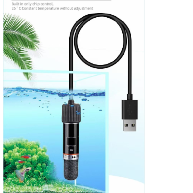 Mini calentador USB para acuar - Fish Tank Heater reseña y precio