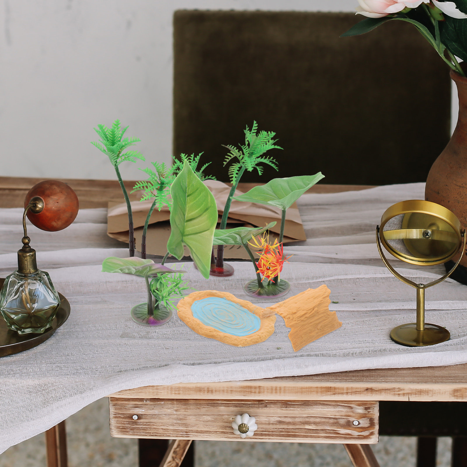 1 juego de set de estanque en  - Aquarium Decor reseña y precio