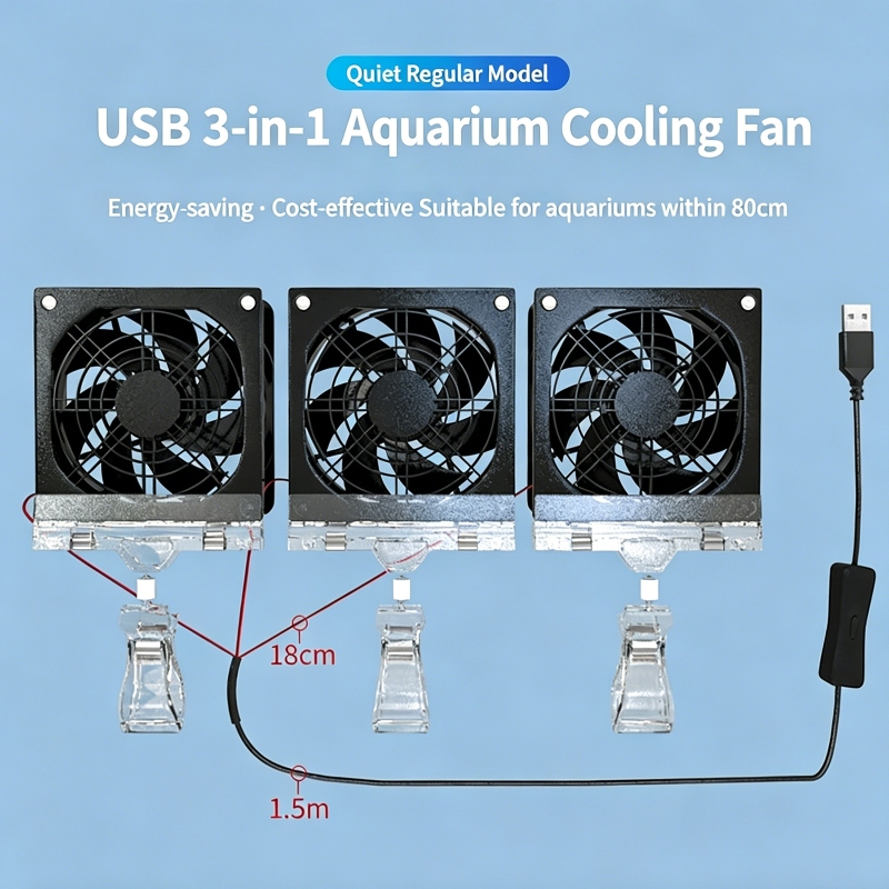 Ventilador de Enfriamiento Ráp - Fish Tank Heater reseña y precio